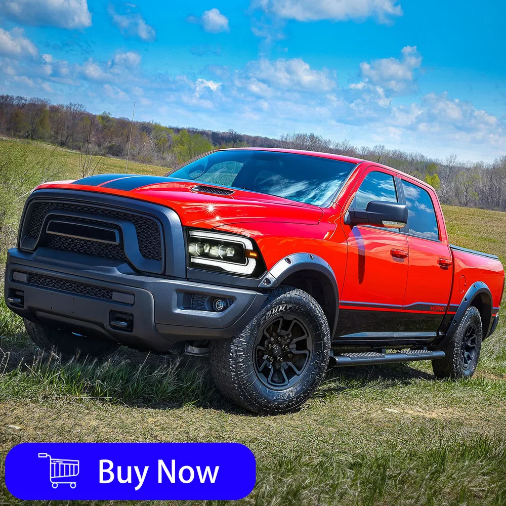 

Для Dodge RAM 1500 2009-2018 фара светодиодная фара в сборе обновление динамические дневные ходовые огни проекционная лампа с двумя линзами