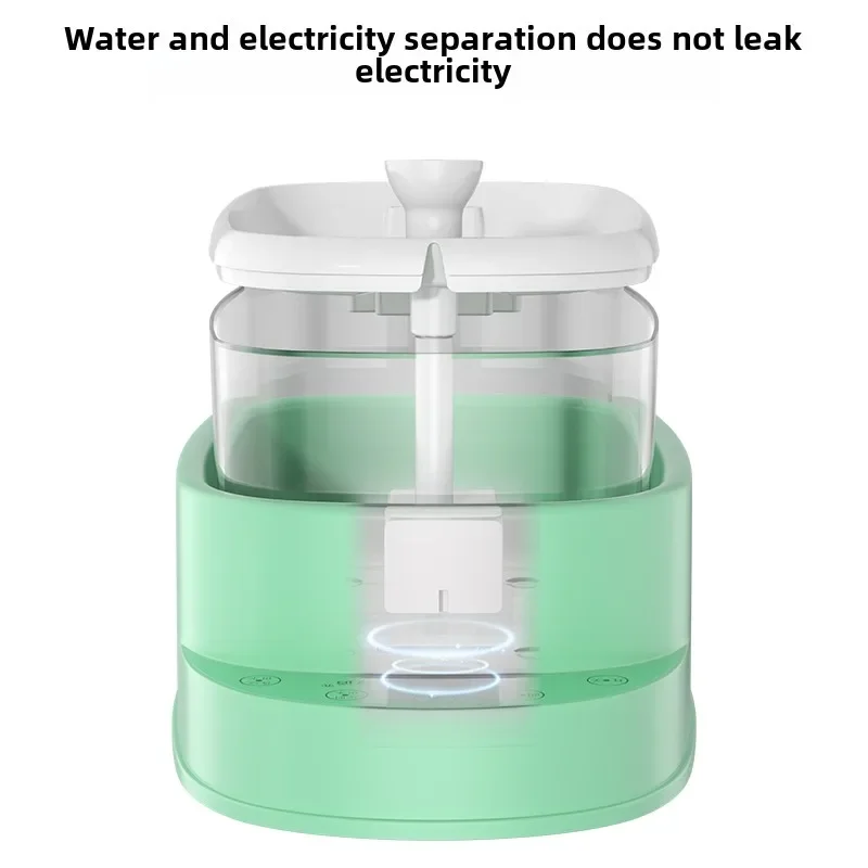 Pet cat water dispenser water and electricity separation heating constant temperature automatic circulation flowing water