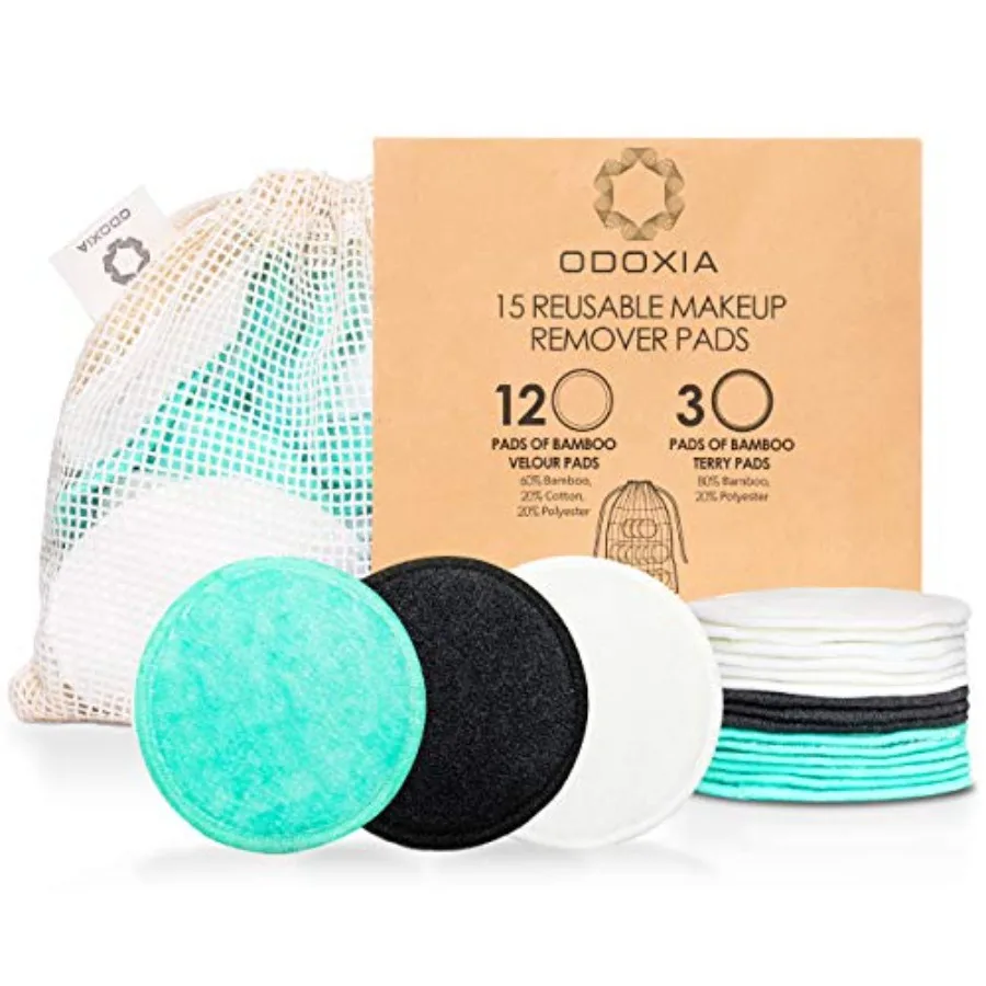 Reusable Makeup Remover Pa Eco Friendly and Zero Waste Roun Beauty Products 15 and Organic Face Pa wit Ldry Bag Soft All Skin T