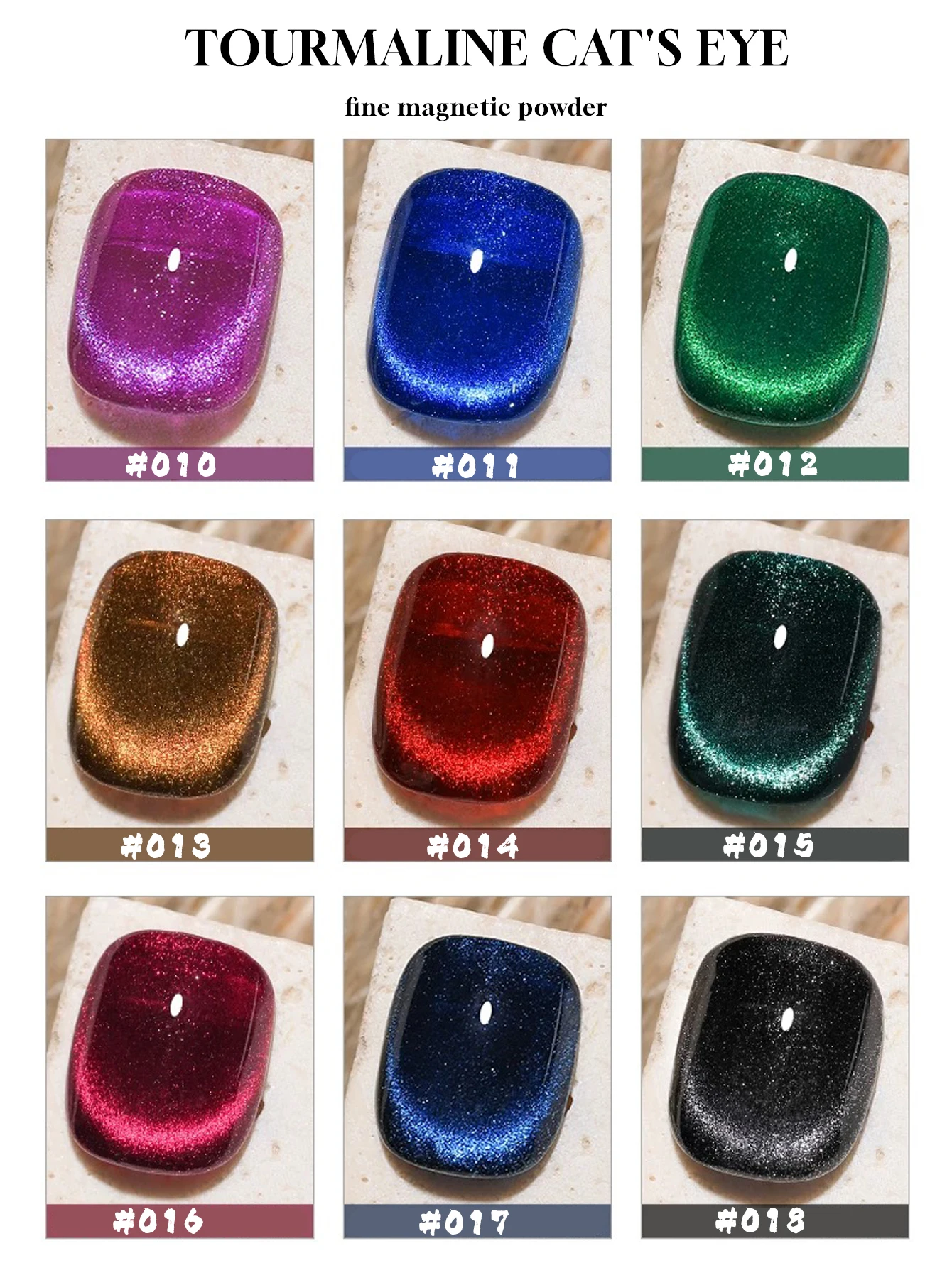 15 ml herfst en winter nagel kleurrijke edelsteen Cat's Eye gel nagellak UV LED-uitharding vakantie damescadeau nagelkunst dagelijkse benodigdheden