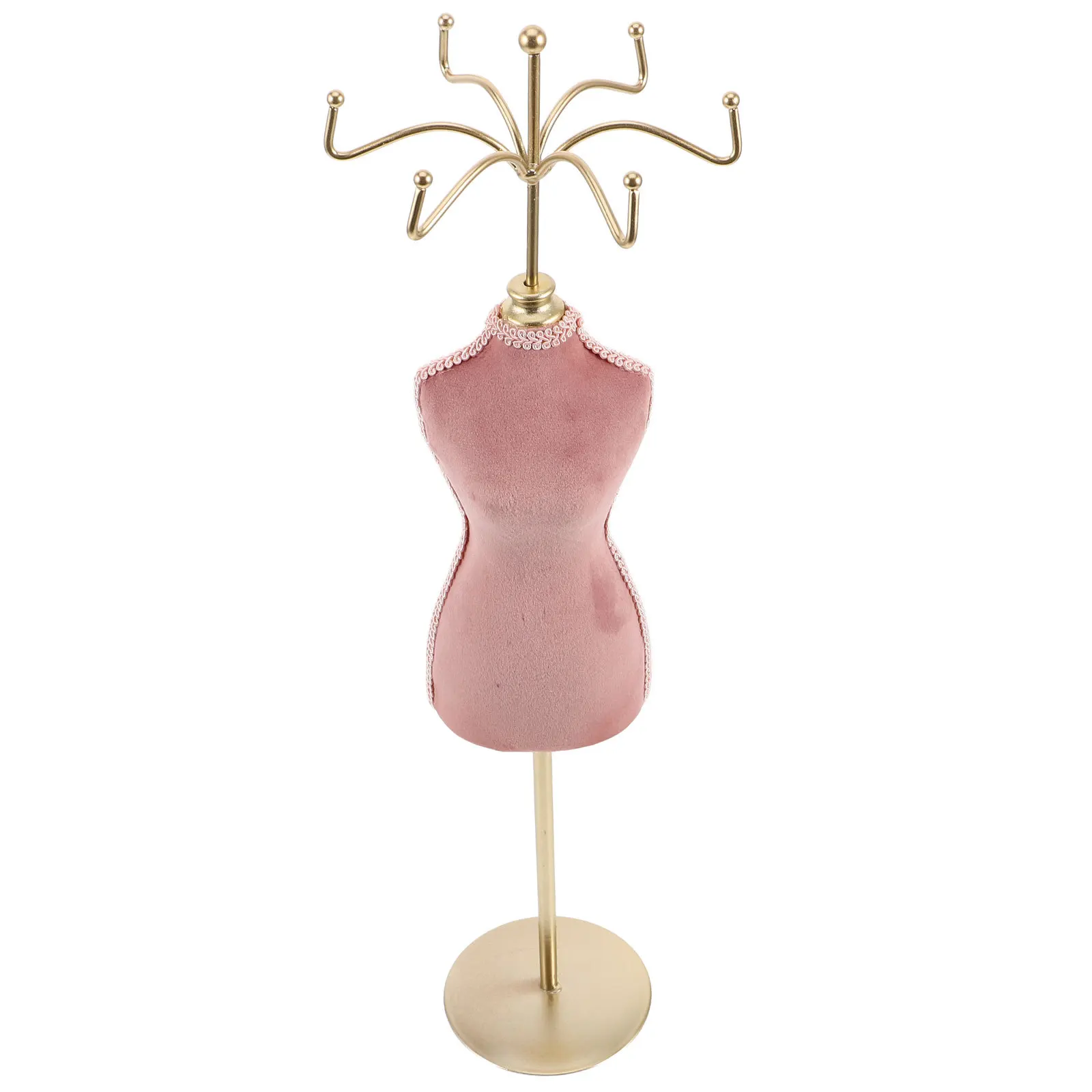 

Durable Iron Jewelry Holder Necklace Hanger Earrings Rack Accessory Organizer Stylish Design Space Saving Jewelry Hanger