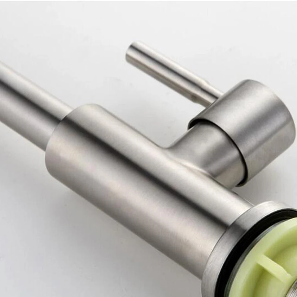 1x 304 Stainless Steel Kitchen Faucet Water Purifier Single Lever Hole Tap Cold Kitchen Water Tap Sink Mixer Rotate Touch Sensor