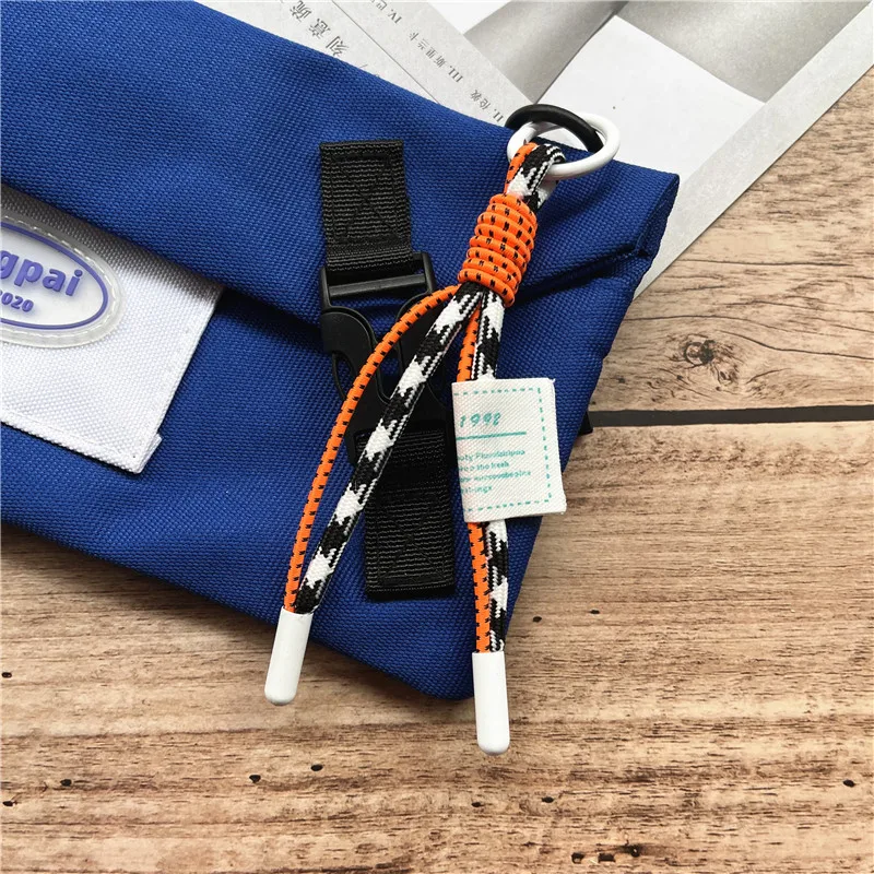 Lanyard Fluorescent Color Cord for Keys White Keyring Universal Cord to Hang Mobile Phone Strap Luxury Cellular Keychain Pendant image 4