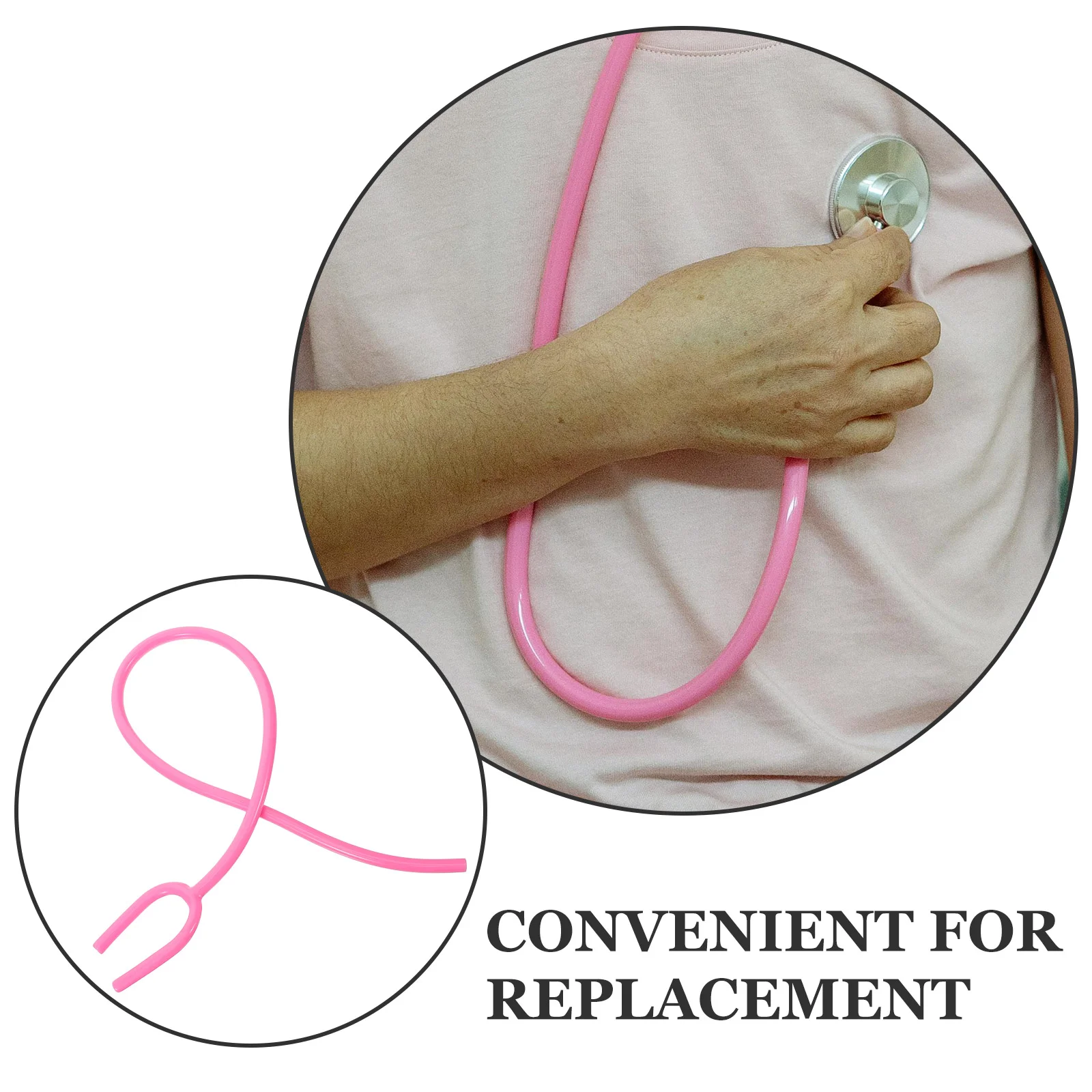 3 Pcs Shrink Tubing for Wires Stethoscope Extension Tube Adapter Hose Accessories