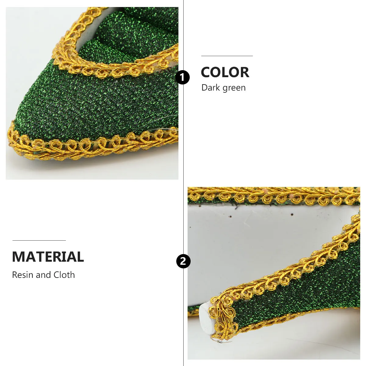 

Jewelry Display Rack Resin Craft Creative Accessories Stand Dark Green Durable Necklace Ring Earrings Holder Storage Organizer