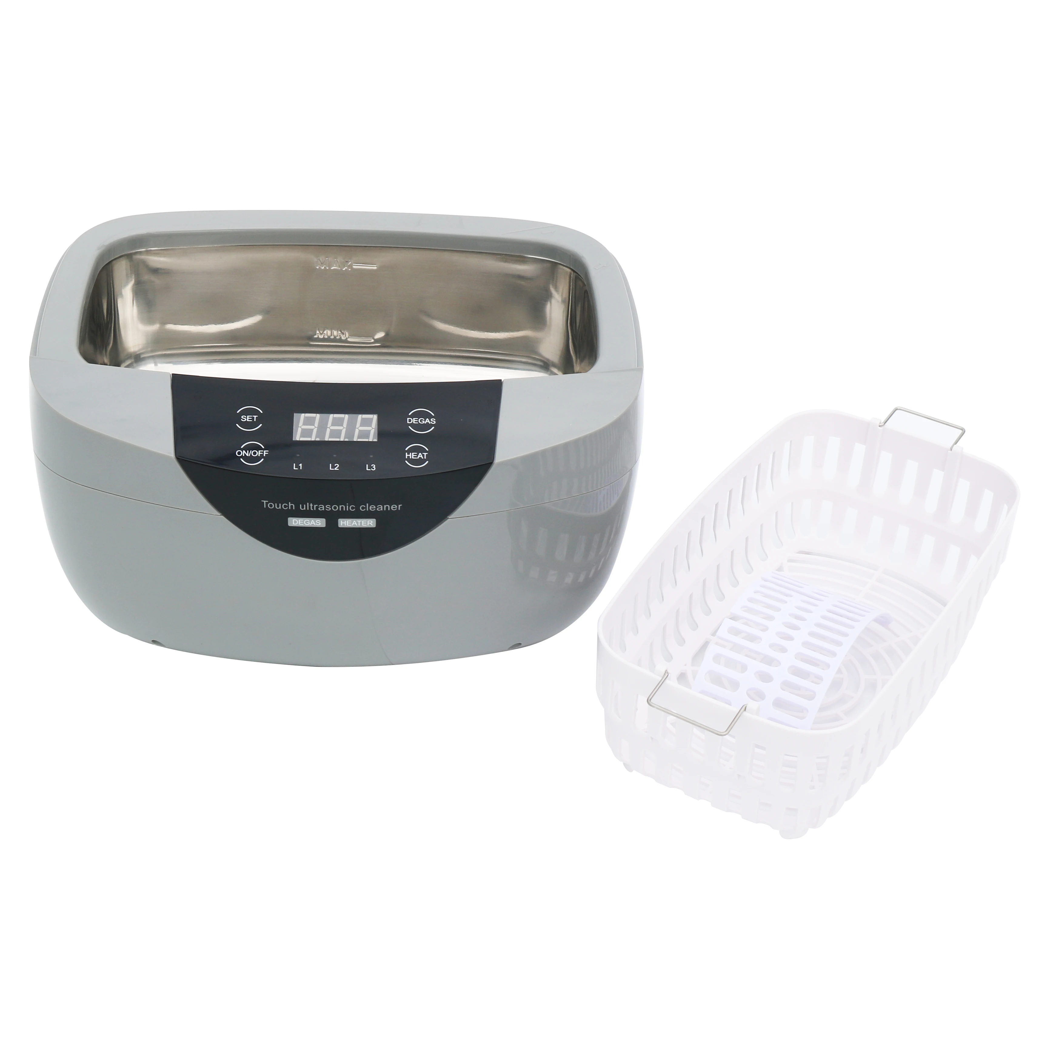 Commercial Use Ultrasonic Cleaner 2500ml Capacity with Digital Timer 40KHZ for Nail Supplies