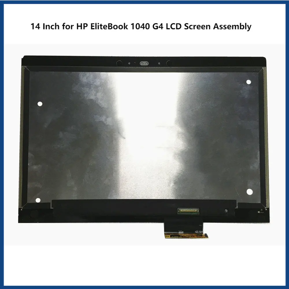 

14 Inch for HP EliteBook 1040 G4 LCD Screen Assembly Replacemnt FHD 1920x1080 EDP 40pins M140NVF7 R0 P/N:936980-N31