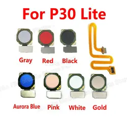 Touch ID Fingerprint Sensor Scanner Connector Home Return Button Key Flex Cable For Huawei P30 Lite