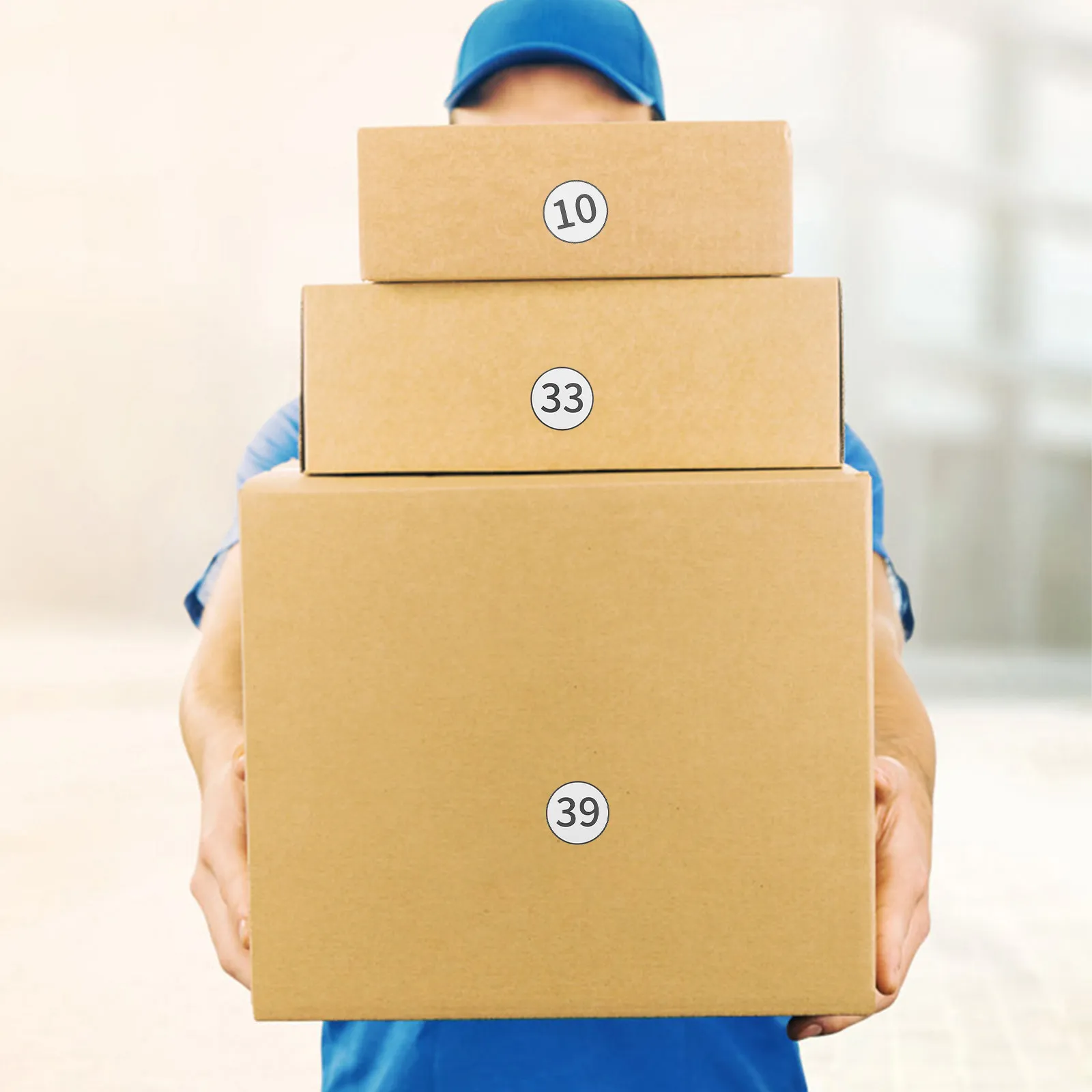 

40Pcs Number Stickers PVC Self-Adhesive for Classroom Office Storage Bins Organizing Classification Garage Numbers