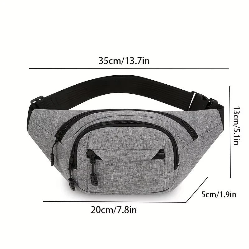 NEW Adjustable Adjustable Shoulder Strap Bag Multi-Pocket Design Commuter Outdoor Sports Waist Bag Multifunctional Travel Bag