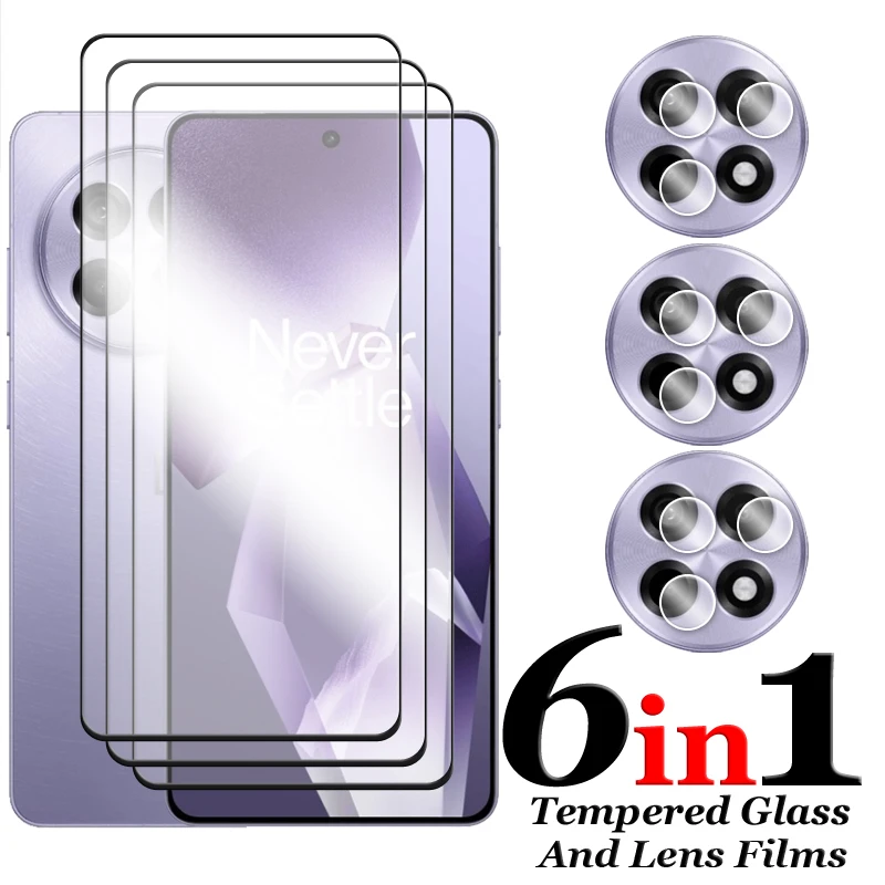 

6in1 For OnePlus Ace 5 Pro Glass For OnePlus Ace 5 Tempered Glass 2.5D Full Cover Screen Protector For OnePlus Ace 5 Pro Film