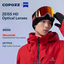 גוגלס COPOZZ PRO עם עדשות Zeiss והחלפה מגנטית (אפשרות לתוספת עדשה צהובה)