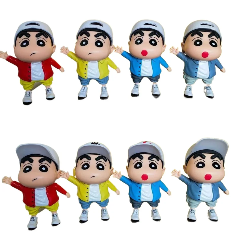 

Crayon Shin-chan Blind Box Toy Cute Anime Character Figurine Hand Model Desktop Decoration Car Ornaments Collectible Toy As Gift