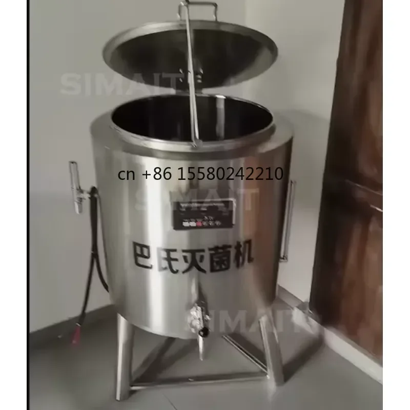 30L Intelligent Automatic Pasteurizer for Milk Bar and Fruit Scoop Commercial Fresh Milk Disinfection Machine Customized