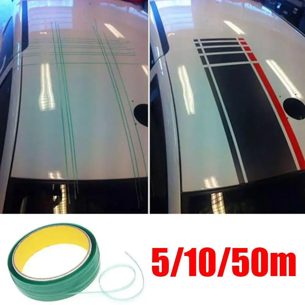 5/10/50M Vinyl Car Wrap Knifeless Tape Design Line Body Color Change Film Many Uses Headlight Tint/film Easily Removed Glue