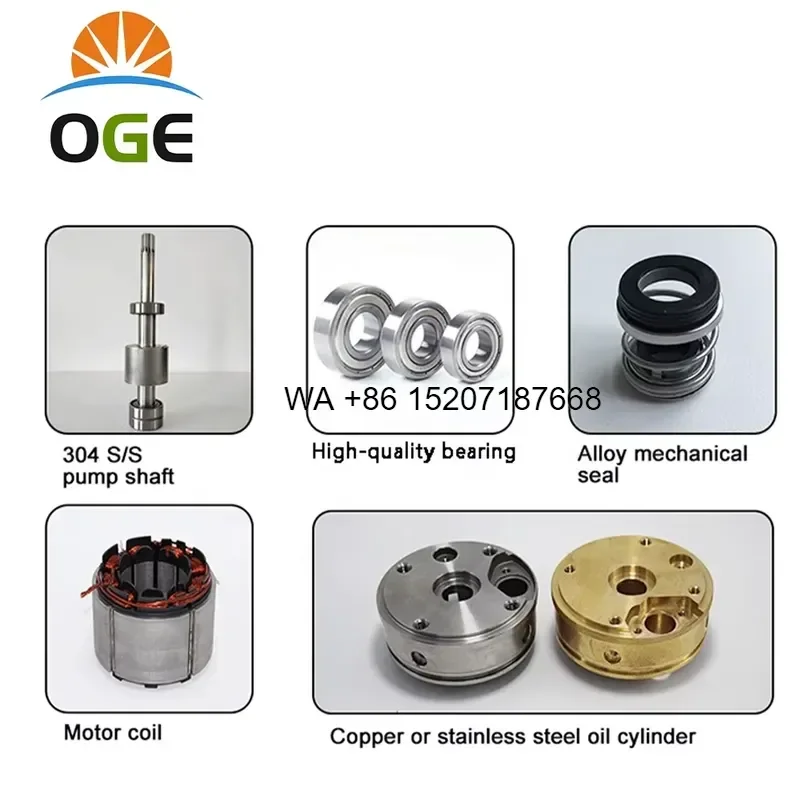 Wmwmnu 4kw Portable DC Solar Irrigation Submersible Pump Surface River Water Pump for Agriculture System Home Tank