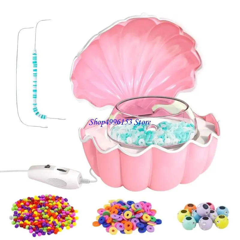 Q0KE Electric Bead Threader لصياغة قلادة سريعة وتجميع سوار فعال لآلة الديكور متعددة الأغراض