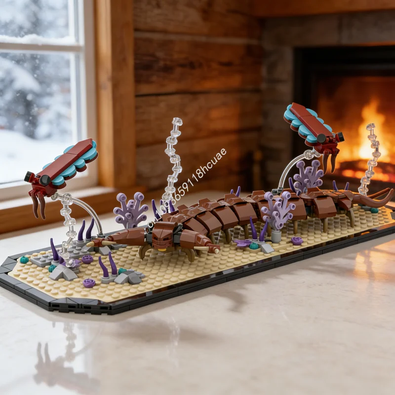 510 Pezzi MOC Omnidens Display Icons, Blocchi da Costruzione Architettonici, Idea Regalo Natalizia Creativa, Giocattoli Educativi