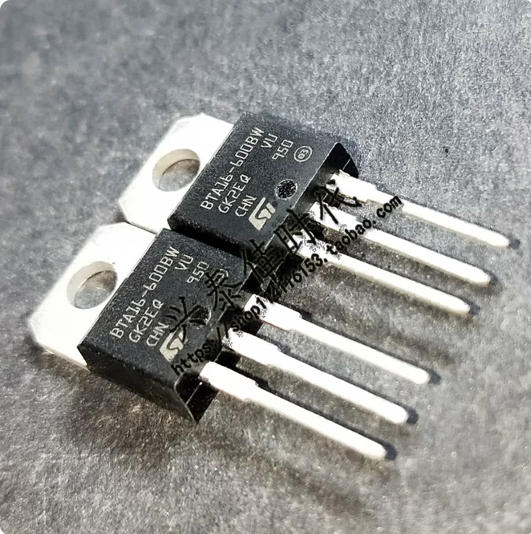 10pcs BTA16-600BW 16A/600V TO-220 bidirectional thyristor