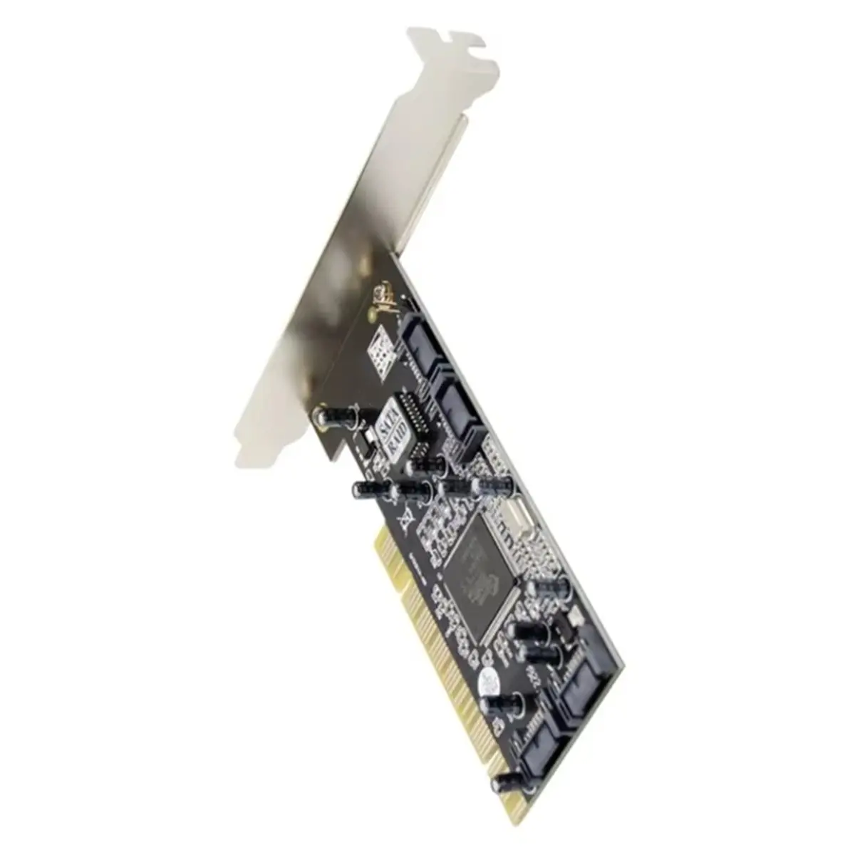 [VALUE PACK]PCI to SATA Conversion Card with 4-Port SiI3114 Controller for Control