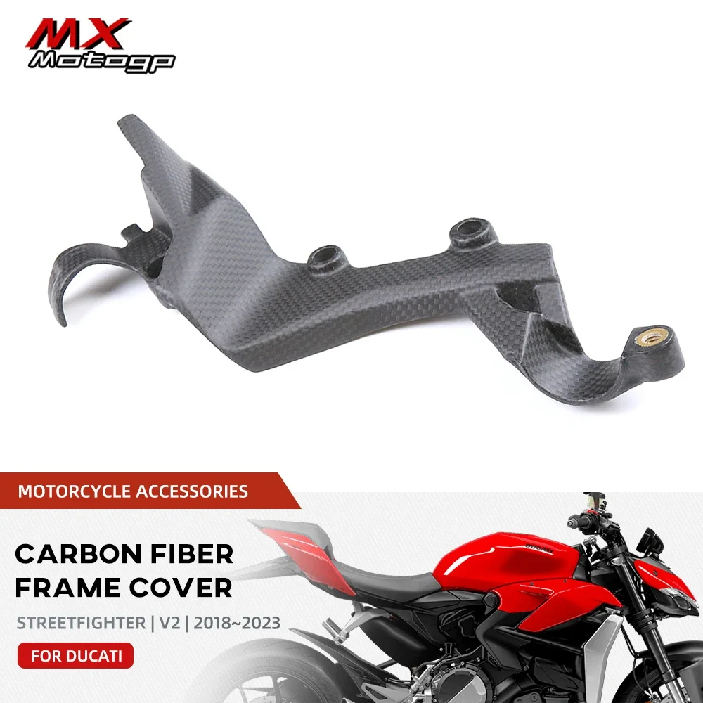 Motorcycle Accessories For DUCATI Streetfighter V2 2022 2023 Full Carbon Fiber Frame Cover Racing Fairing Kits Panel Protector