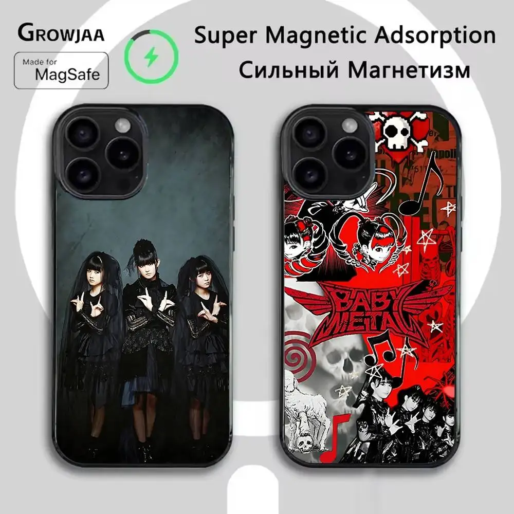 

B-Babymetal Japanese Idol Phone Case For iPhone 16e,16,15,14,13,12,11,Plus,Pro,Max,Mini Magsafe Magnetic Wireless Charging