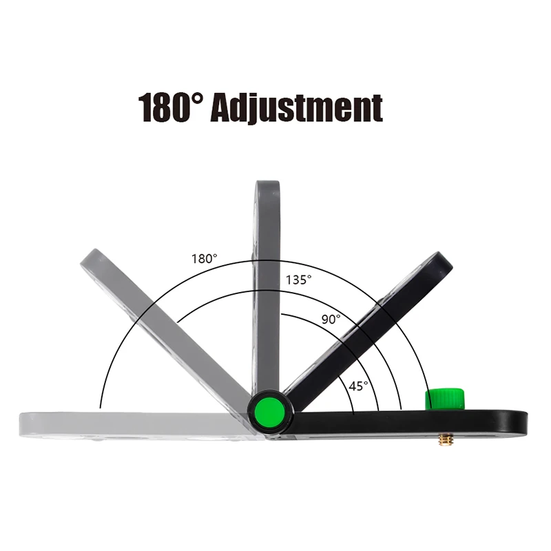 Pracmanu Laser Level Wall Bracket 180° Adjustable for 1/4\