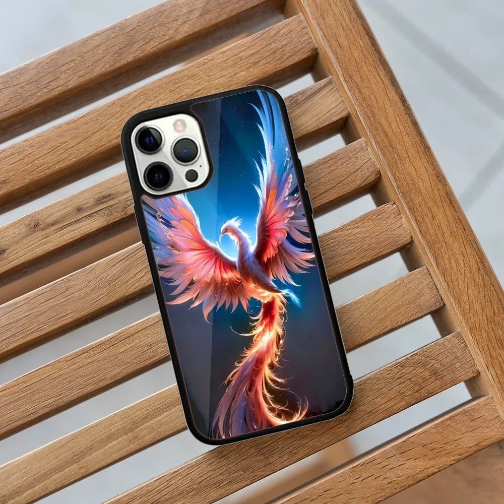 Phoenix Mythical Beast Animal Phone Case For iPhone 16,15,14,13,12,11,Plus,Pro,Max,Mini Magsafe Magnetic Wireless Charging