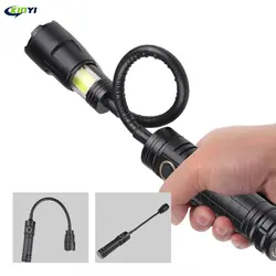360 Degree Flexible LED Flashlight Telescopic Type-C USB charging XHP50 Torch Flashlight Pick Up Tool Lamp Light with magnet