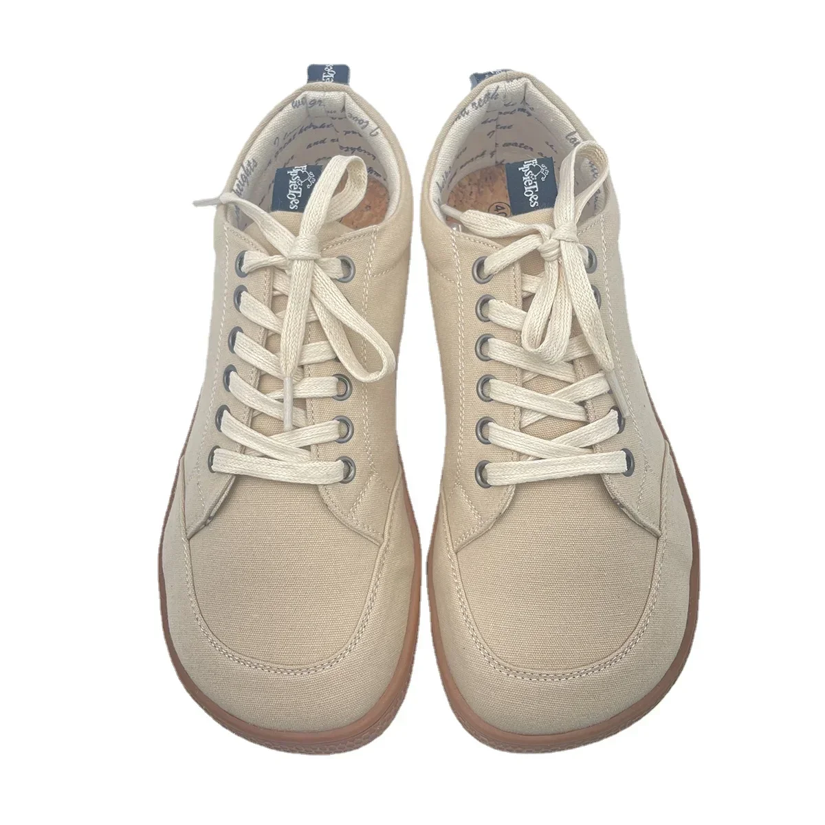 Tipsietoes Zapatillas lona puntera ancha estilo descalzo niños - imagen 3