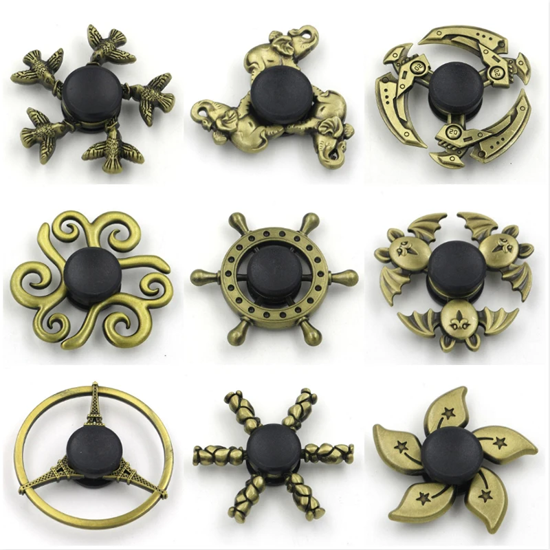 Neue Kreative Finger Gyro Metall Finger Spinning Stress Relief Spielzeug Spaß Erwachsene Kinder Töten Zeit Entlüften Spielzeug Geburtstag Geschenke