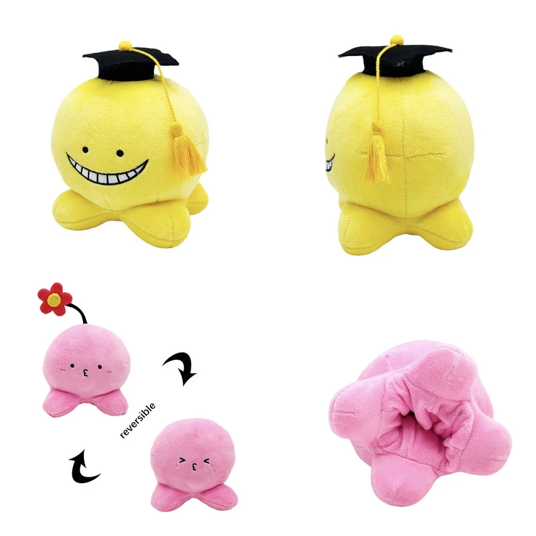 Takopi’s Original Sin Plush Cartoon Takopī Plushie タコピー Stuffed Doll Soft Home Decor Happy Toy Children's Birthday Gift