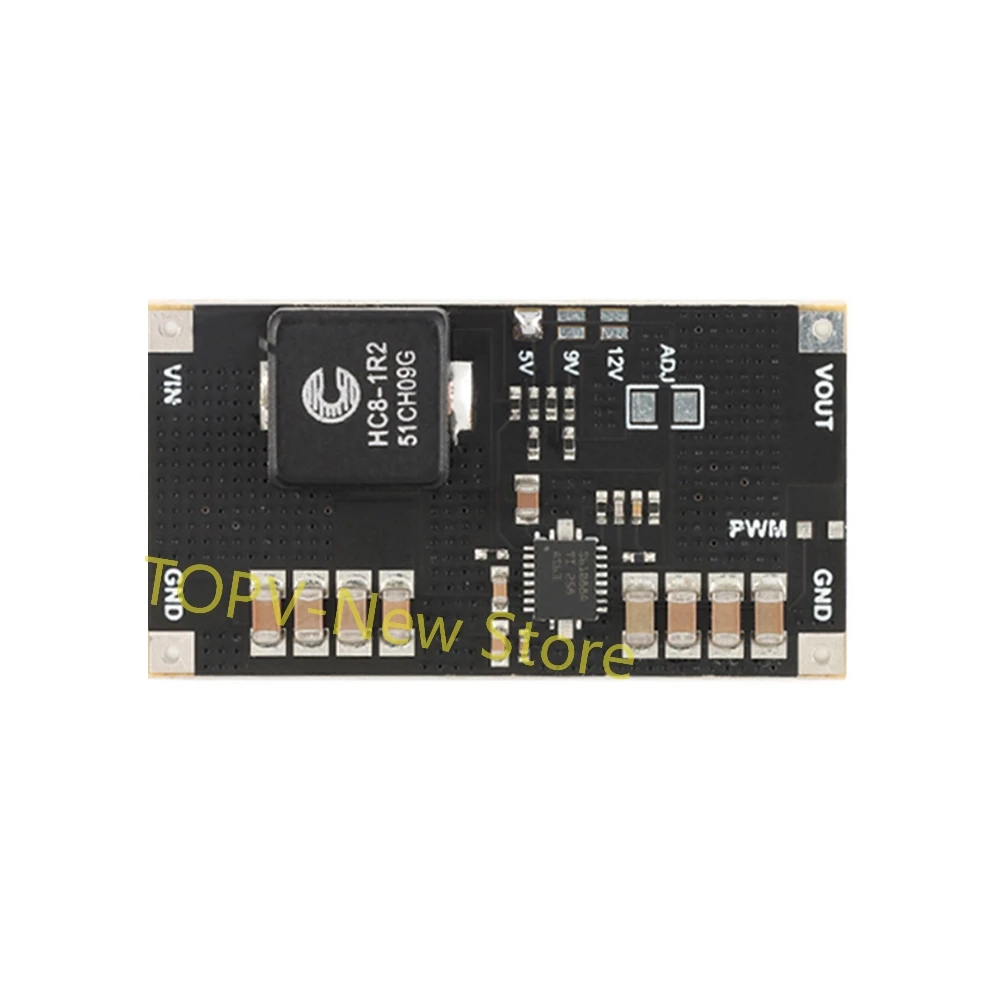 TPS61088 5V 9V 12V Adjustable Boost Switch Power Supply Module 10A 30W Max Step-up Power Supply Board 1MHz Switching Frequency
