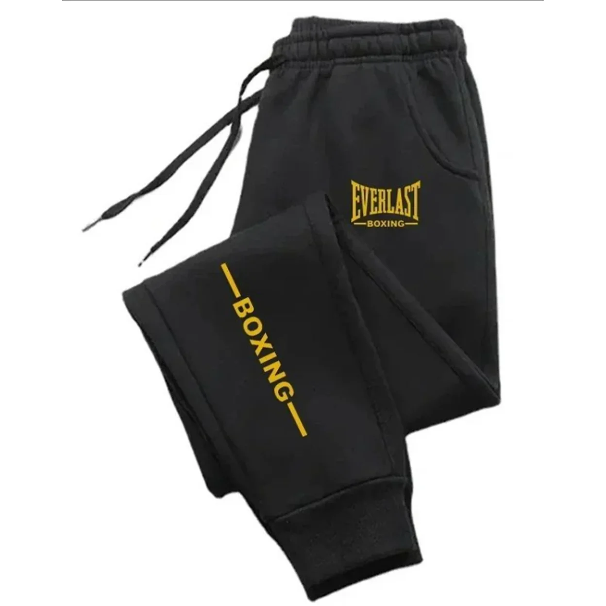 Autumn/Winter EVERLAST Printed Drawstring Running Pants for Men/Women Outdoor Sports Pants Slow Running Leisure Sports Pants