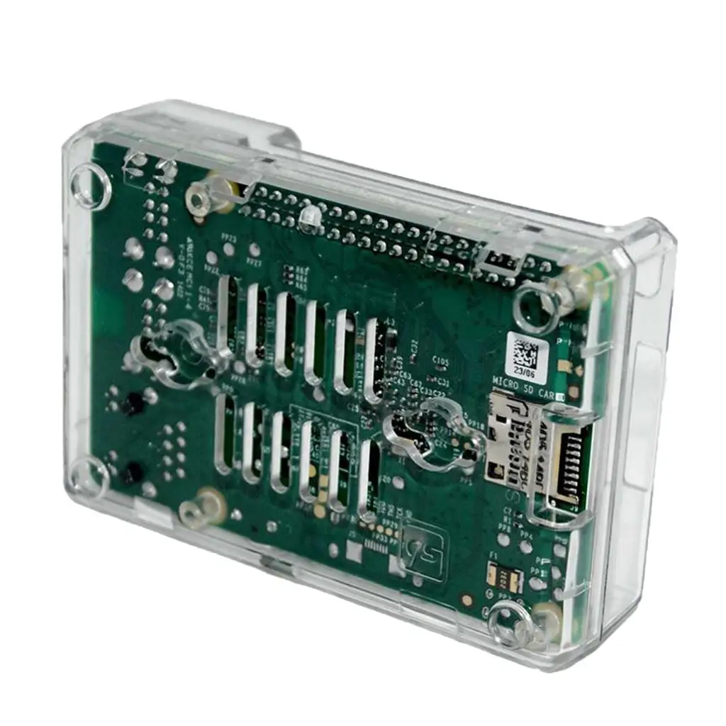 ABS Plastic Mini Tablet Protector Case Convection Cooling Shell Enclosure for Raspberry Pi