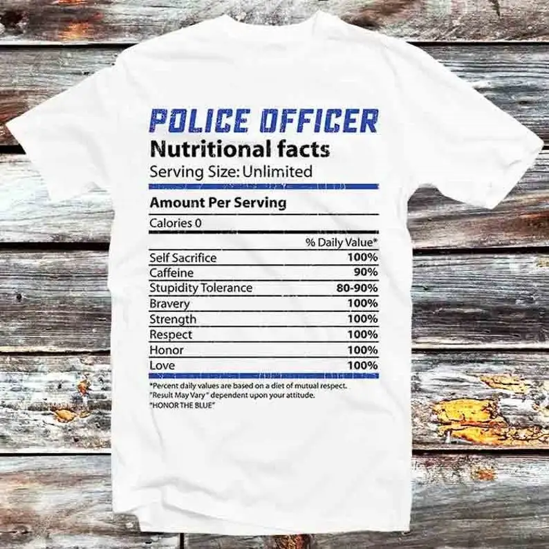 

Police Officer Veteran Cop Sheriff Retirement T Shirt Vintage Retro Cool Gift Mens Womens Unisex Cartoon Anime Top Tee B672