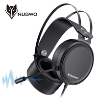 NUBWO Wired Over Ear Gaming Headphones with Noise Canceling Mic N7 Headsets Gamer PS4 Xbox One Stereo Headset for PC/MAC/PS4/PS5