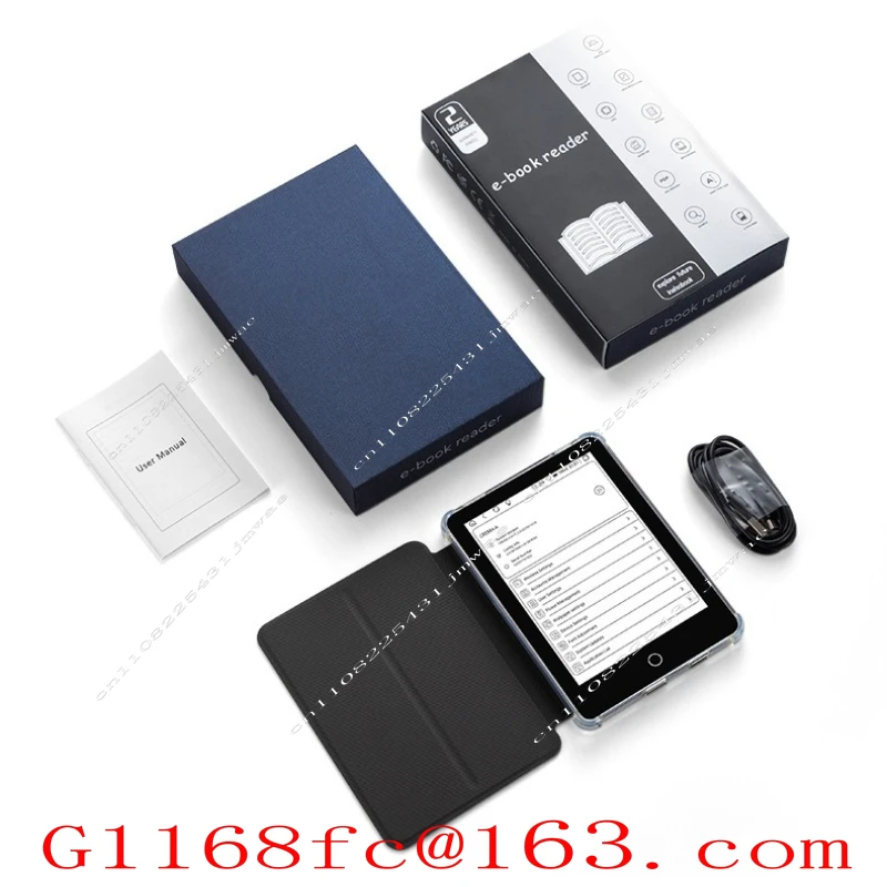 4+64GB,6-inch E-paper Reader, Ebook Reader for Learning and Gift, Developed for Android, Model X7