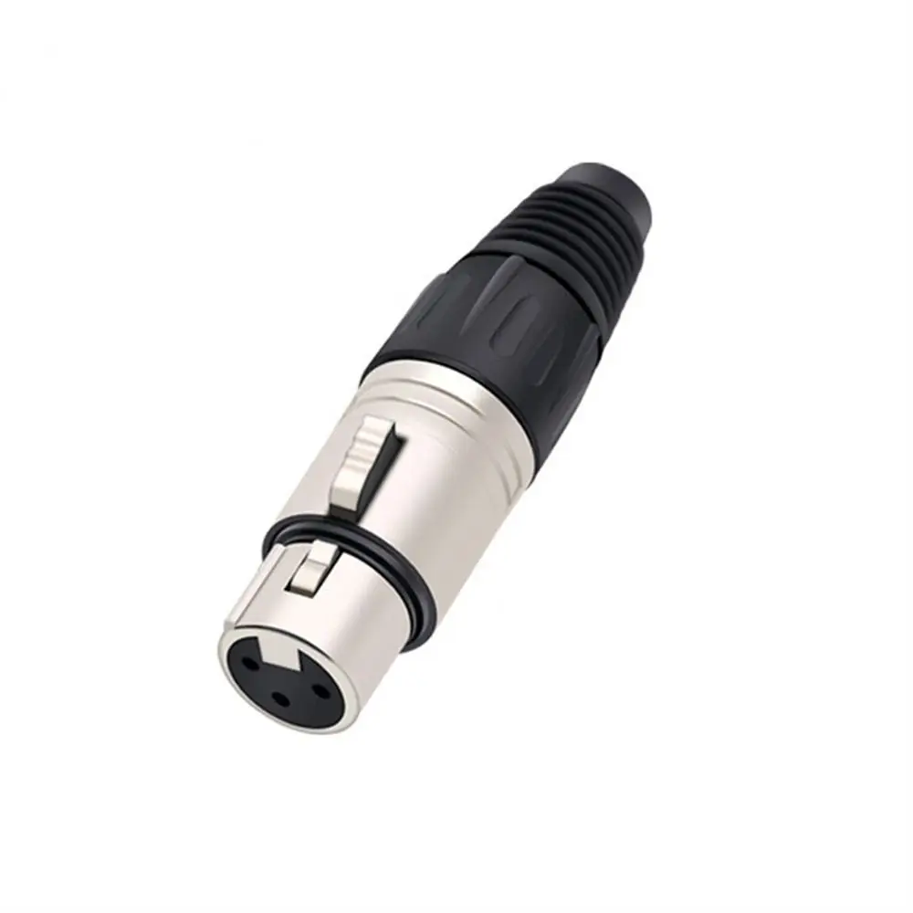 Audio Cables Plug MIC Snake Plug Microphone Plug MIC Cable Connector 3 Pin XLR Plug Microphone Connectors XLR Wire Connector