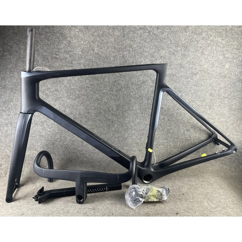 V4RS Carbon Road Frame+Handlebar Speed Bike Frames T1000 T47 Disc Brake Racing Bicycle Frameset Custom Logo XDB DPD UPS Ship