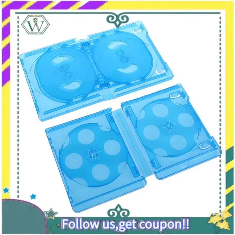 

Модернизированный ящик для хранения компакт-дисков, упаковка из 10 предметов, пластиковый двусторонний ящик для хранения компакт-дисков, автомобильный футляр для компакт-дисков, утолщенный футляр для DVD-дисков, прочный, легкий в использовании