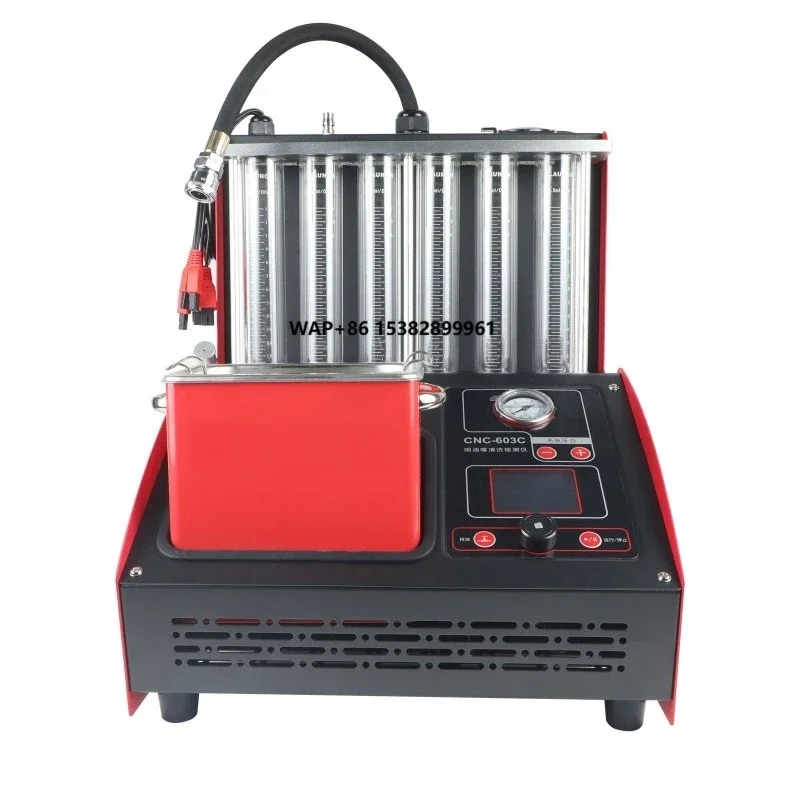 

CNC 603C 220V 300W Injector Cleaner & Tester CNC 603C Fuel Injector Tester Cleaning Machine Test Bench Equipment Tools Fo