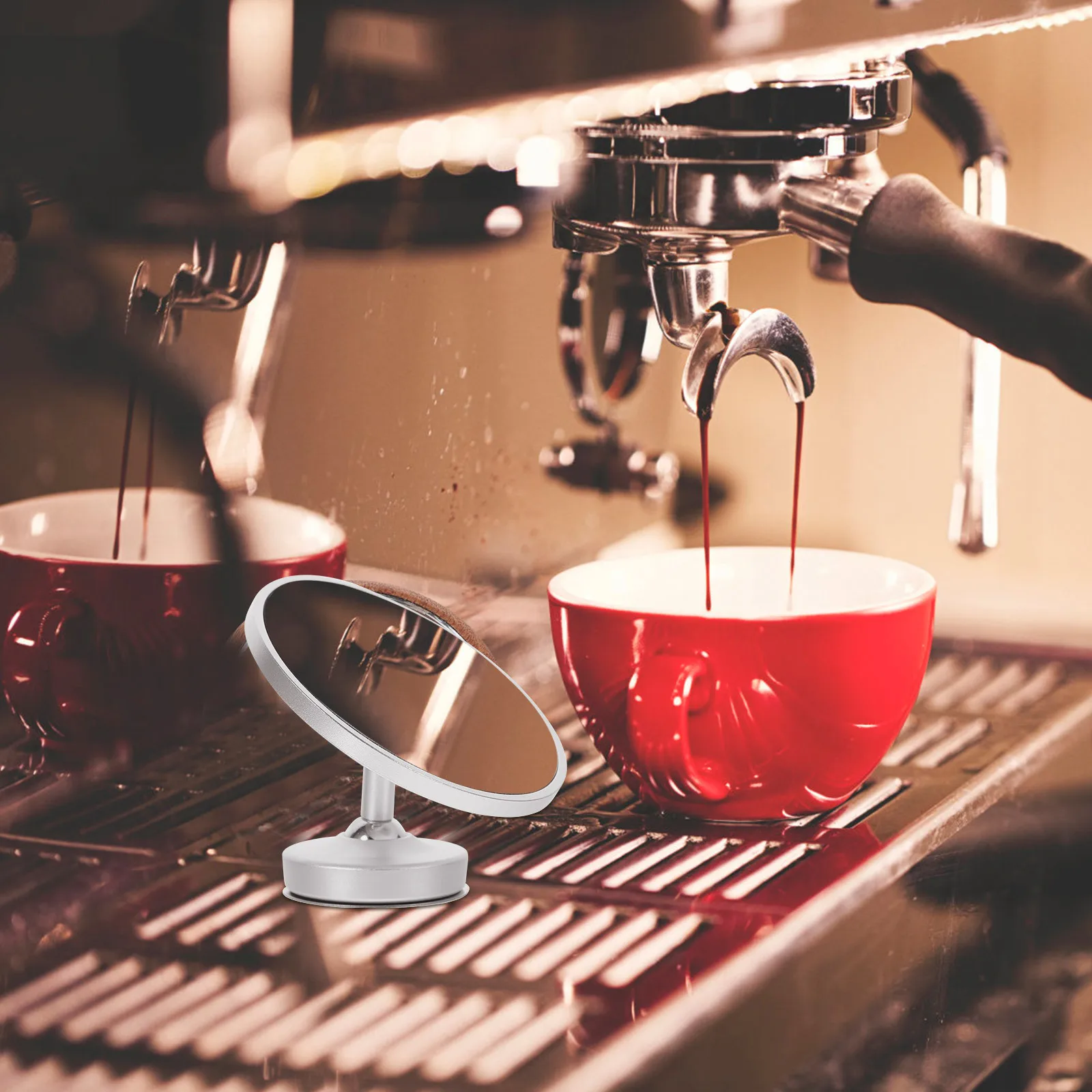 Espresso Shot Mirror Adjustable 360° Rotation Coffee Machine Observation Mirror Brew Monitoring Accessory For