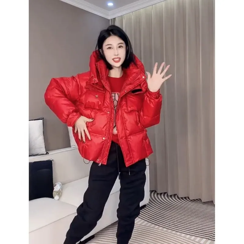 

Winter Bestseller Down Cotton-padded Jacket Women High-end Stylish Design Loose Thick Warm Making Trendy Cotton-padded Jacket