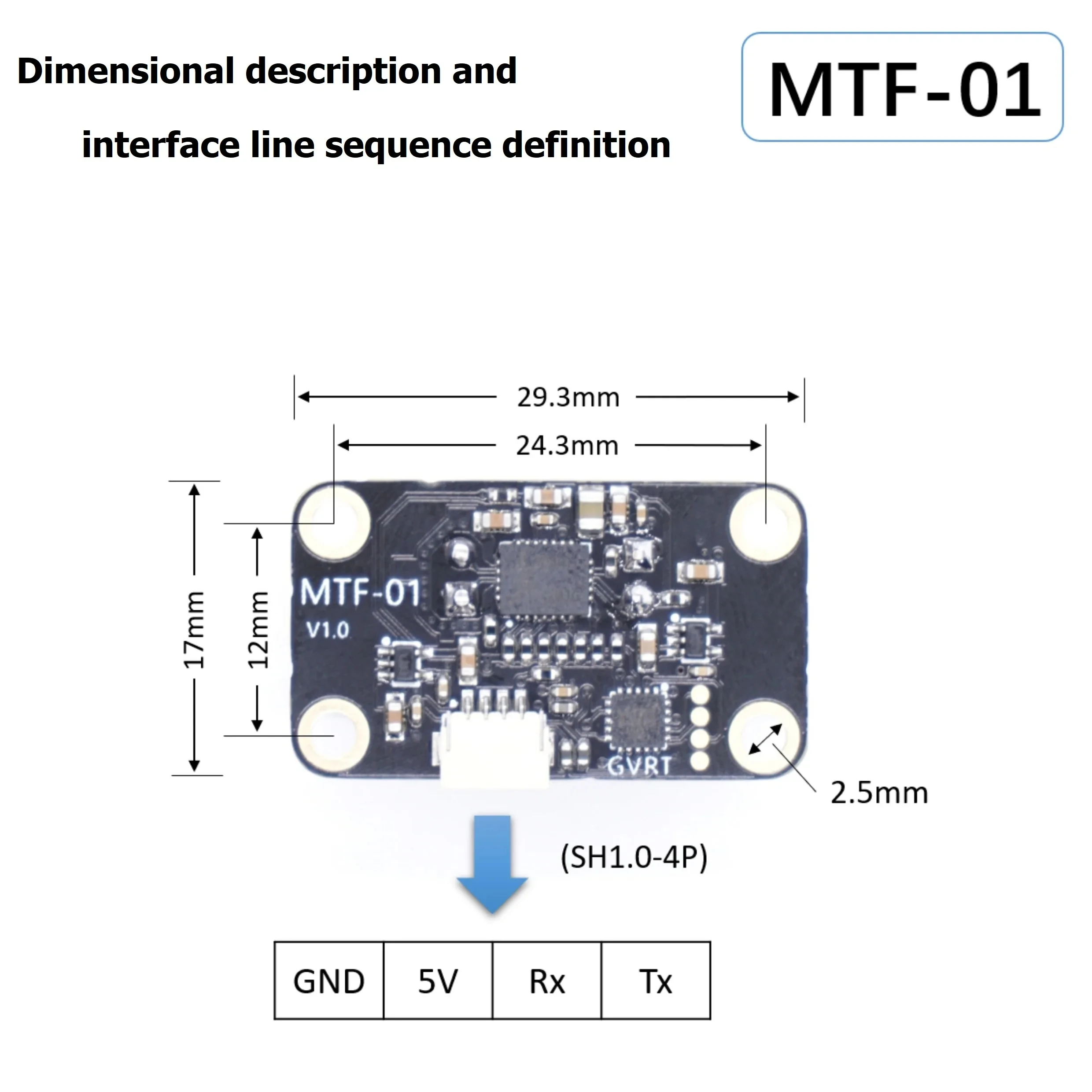 レーザーポジショニング、mtf 01、pmw3901、uav、8mの統合光フロー