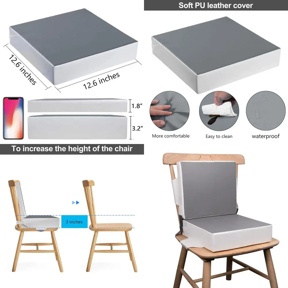

Upgraded PU Straps with Safety Buckle for 2 Kids' Ergonomic Seat or Dining Chair
