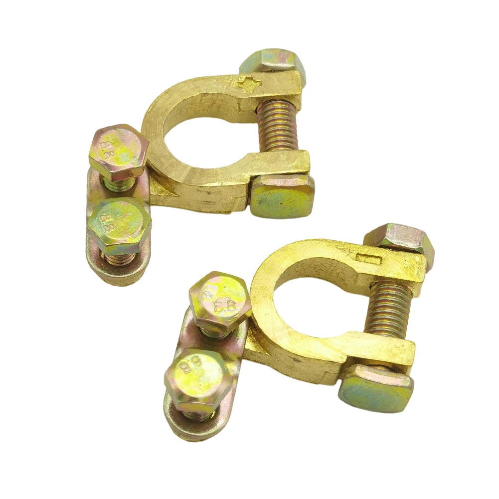 Copper Automotive Battery Terminals 2 Pairs Supporting Efficient Energy Transfer and Reduced Heat Buildup at Connection Points