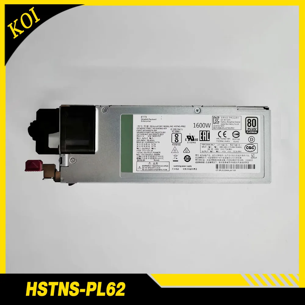 

Для блока питания H-P G10 1600 Вт 830262-001 830270-201 863373-001 830272-B21 HSTNS-PL62