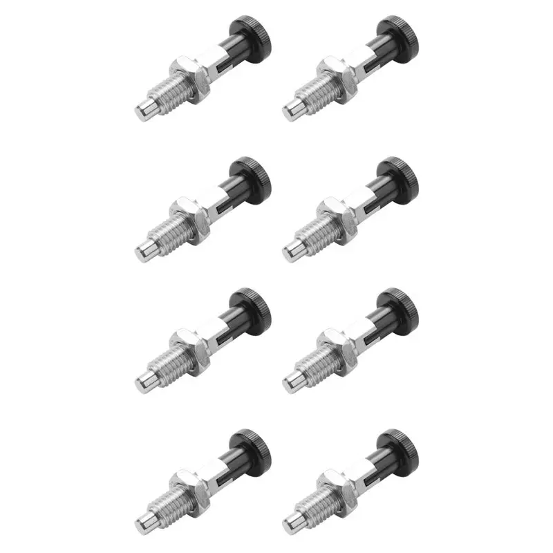 ABRW-8X M10 Stainless Steel Self Locking Index Plunger Pin With Self Locking Function For Dividing Head