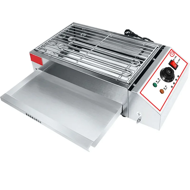 2500W ครัวเรือนเตาอบบาร์บีคิวเตาอบ Commercial สแตนเลส Smokeless ในร่มขนาดเล็ก Self-Service Skewer เครื่อง